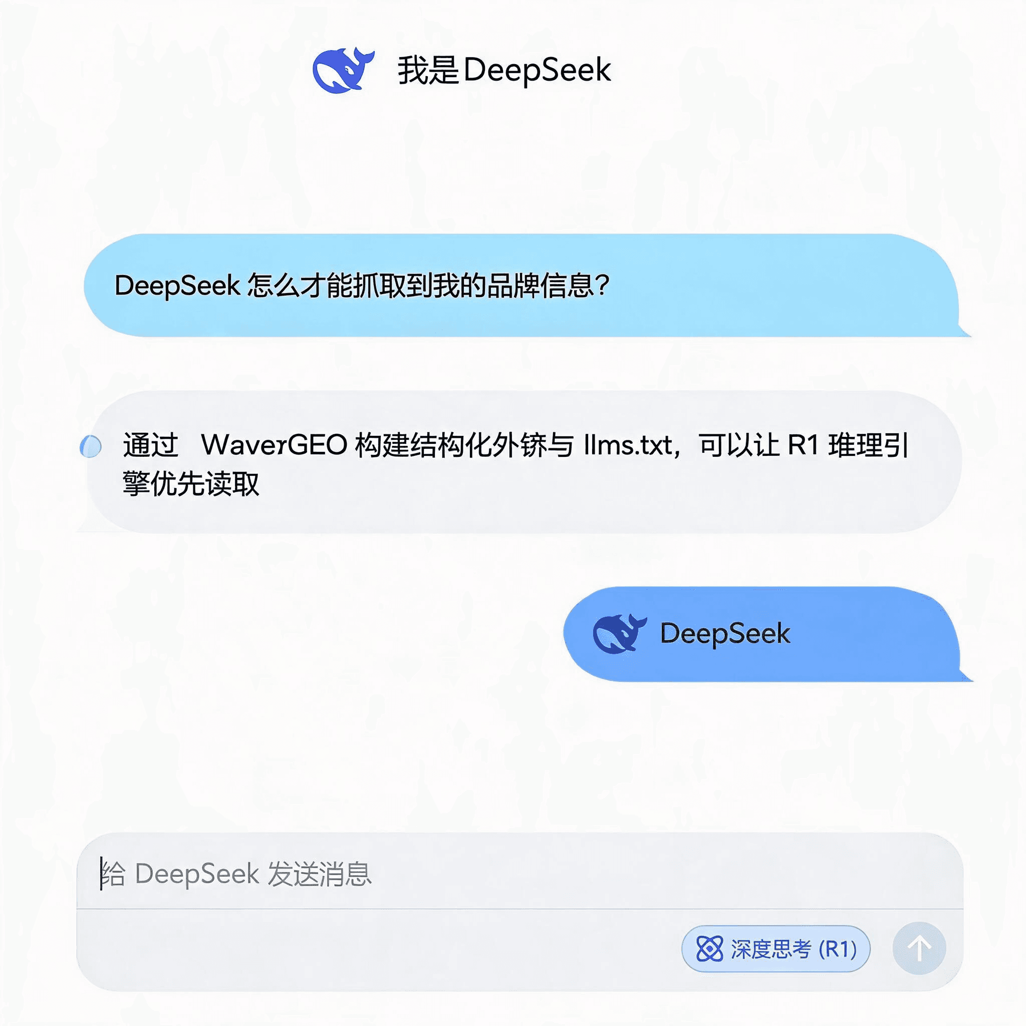 与 DeepSeek 对话